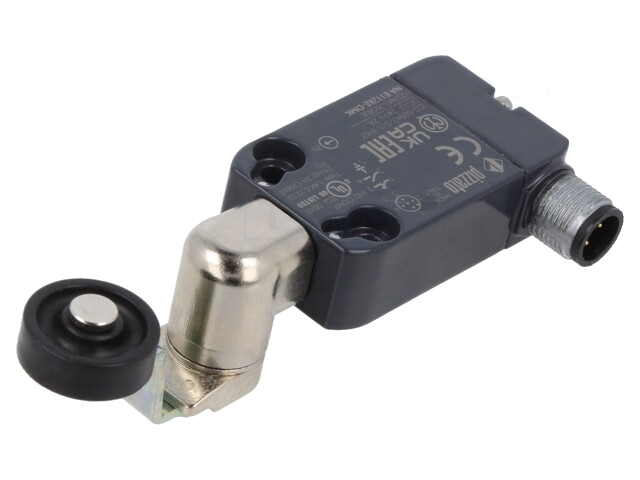 Eindschakelaar; NO + NC; 10A; max.250VAC; max.250VDC; M12; IP67 Eindschakelaar; NO + NC; 10A; max.250VAC; max.250VDC; M12; IP67